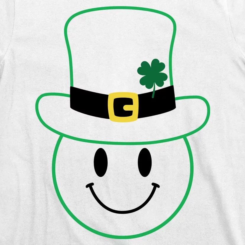 St Patrick's Day Smiley Face Holiday T-Shirt