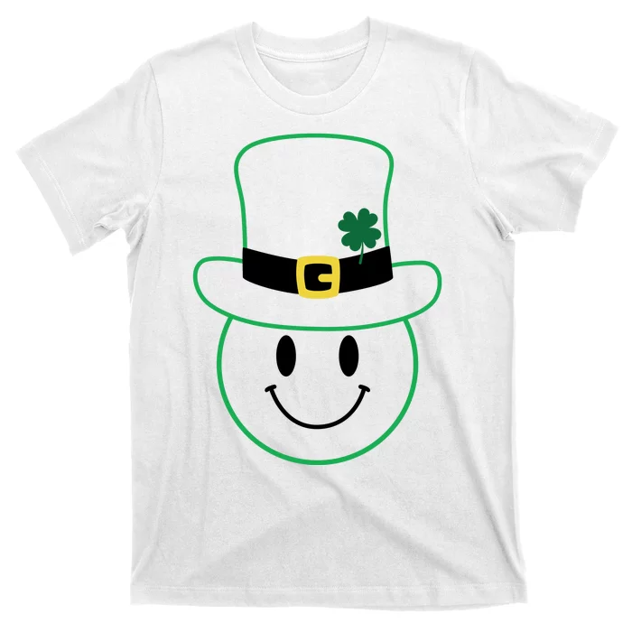 St Patrick's Day Smiley Face Holiday T-Shirt