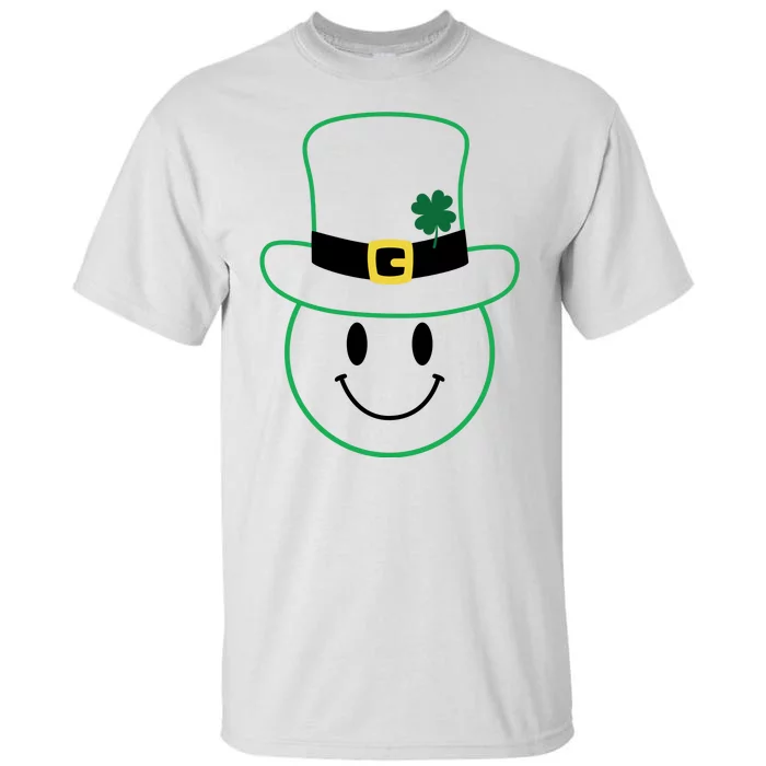 St Patrick's Day Smiley Face Holiday Tall T-Shirt