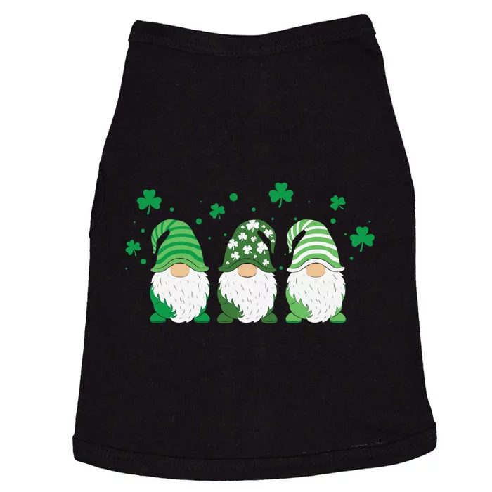 St Patricks Day Gnome Green Doggie Tank