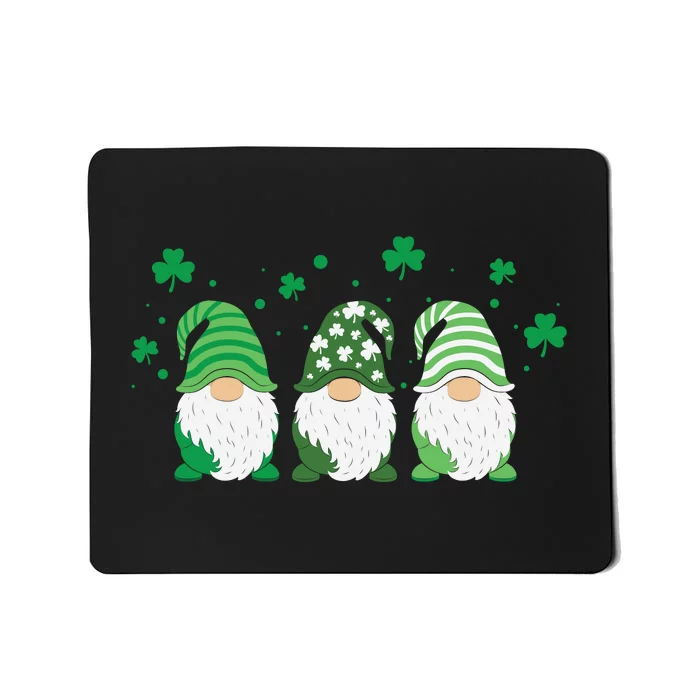 St Patricks Day Gnome Green Mousepad