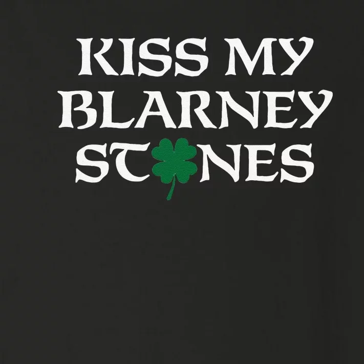 Saint Patrick's Day Kiss My Blarney Stones Toddler Long Sleeve Shirt