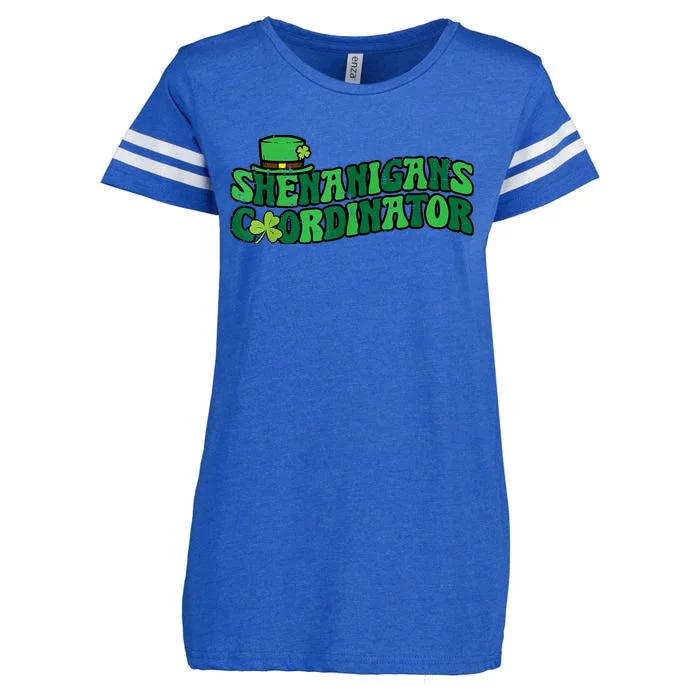 St Patricks Day Shenanigans Coordinator Saint Pattys Teacher Enza Ladies Jersey Football T-Shirt