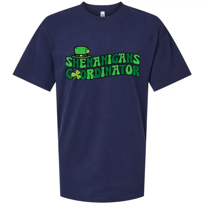 St Patricks Day Shenanigans Coordinator Saint Pattys Teacher Sueded Cloud Jersey T-Shirt