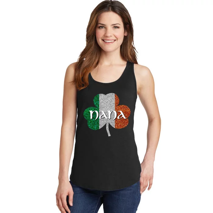 Saint Patrick's Day Nana Fun Grandmother Gift Ladies Essential Tank