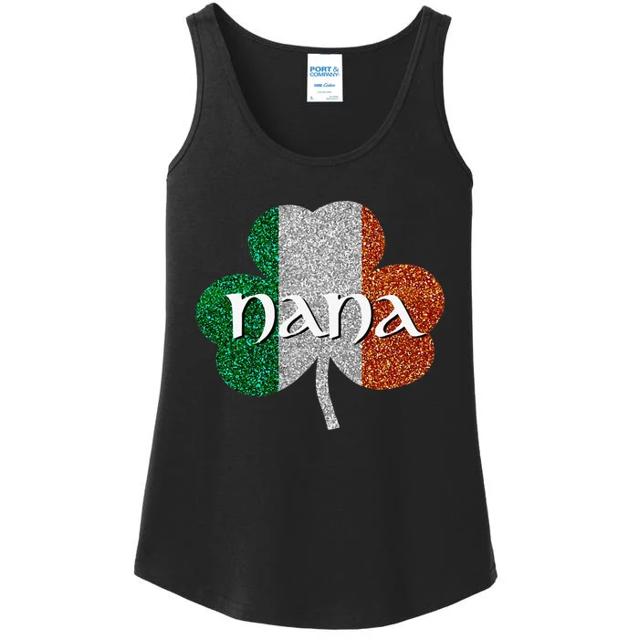 Saint Patrick's Day Nana Fun Grandmother Gift Ladies Essential Tank