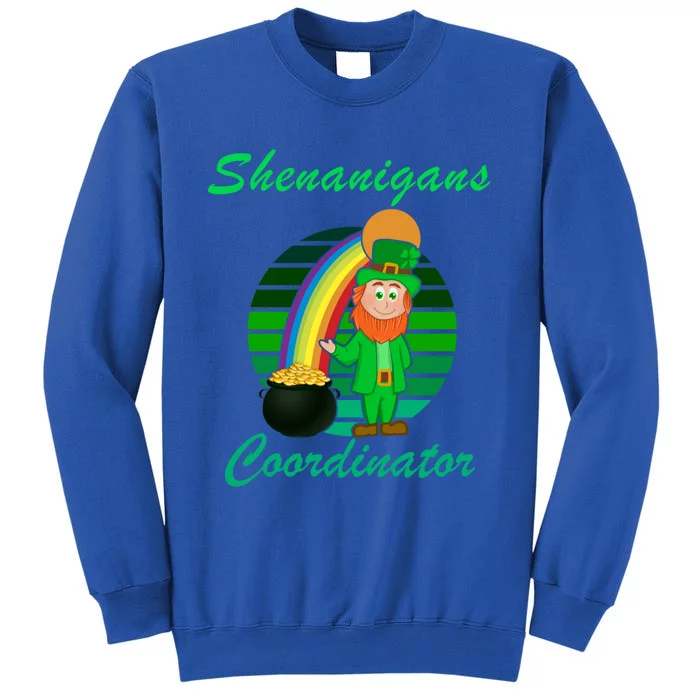 St Patricks Day Leprechaun Shenanigans Coordinator Rainbow Gift Sweatshirt