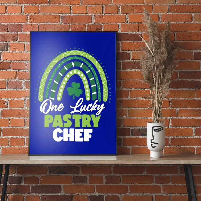 St Patricks Day One Lucky Pastry Chef Cool Gift Poster