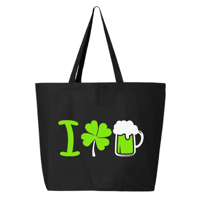 Saint Patrick's Day I Love Beer 25L Jumbo Tote