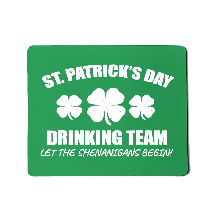 St Patricks Day Drinking Team Irish Beer Lover Gift Mousepad