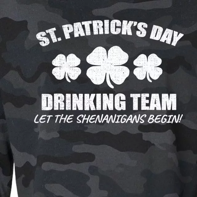 St Patricks Day Drinking Team Irish Beer Lover Gift Cropped Pullover Crew