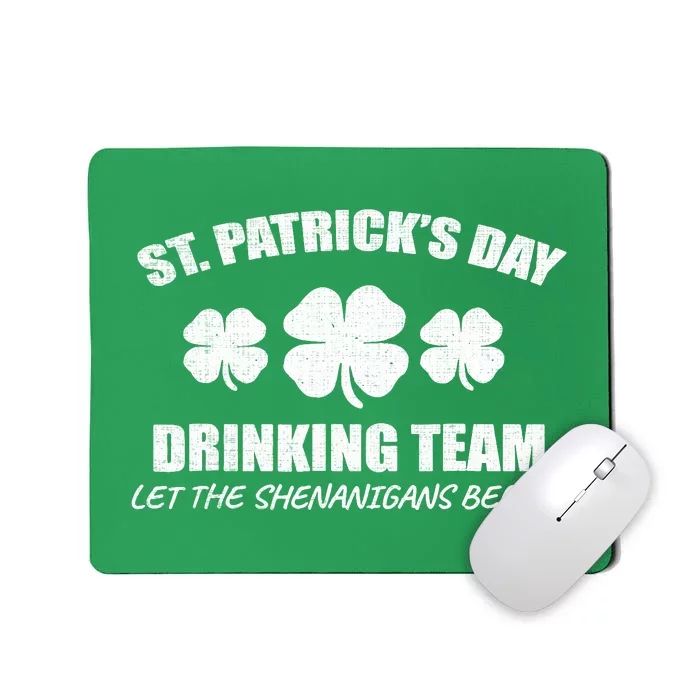 St Patricks Day Drinking Team Irish Beer Lover Gift Mousepad