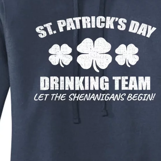 St Patricks Day Drinking Team Irish Beer Lover Gift Women's Pullover Hoodie