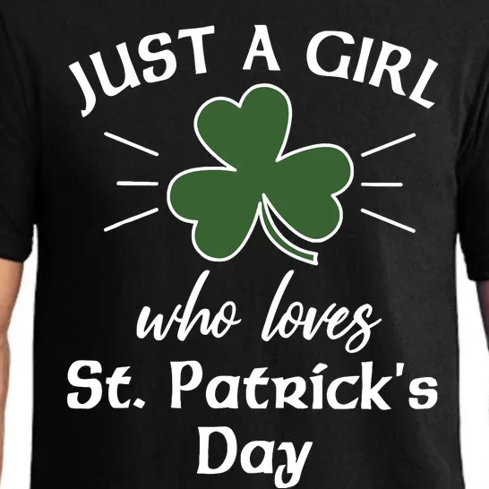 St. Patricks Days For Wo Just A Girl Loves St Pats Pajama Set