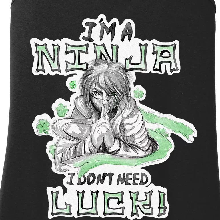 Saint Patrick's Day Ninja Anime Lovers Ss Ladies Essential Tank