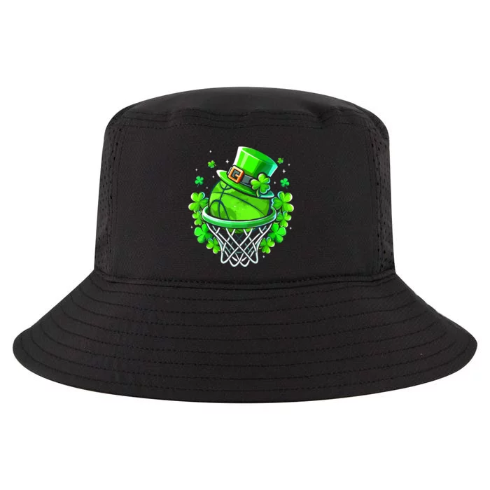 St Patricks Day Shamrock Basketball Irish Leprechaun Cool Comfort Performance Bucket Hat