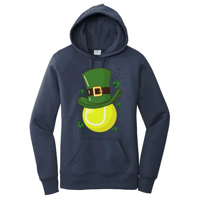 St Patricks Day Tennis Gift For Irish Fans Cool Gift Women's Pullover Hoodie