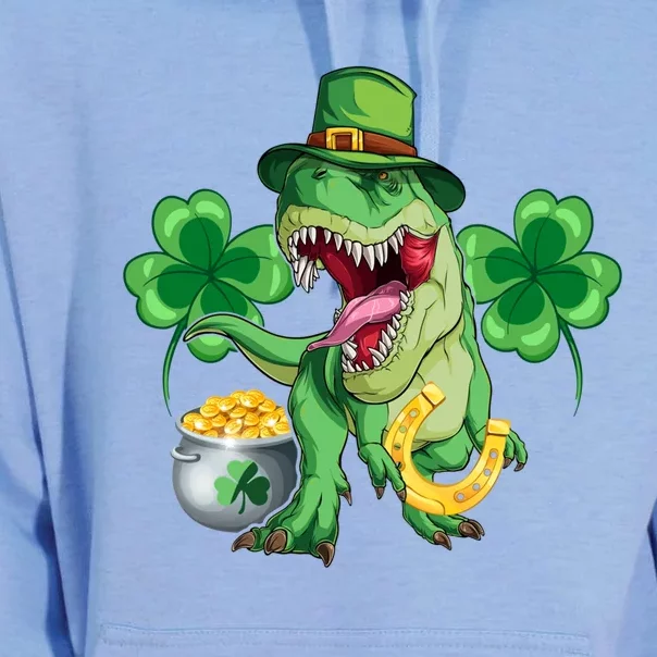 St Patricks Day Tfunny Giftrex Dinosaur Happy St Patfunny Giftrex Day Cool Gift Unisex Surf Hoodie