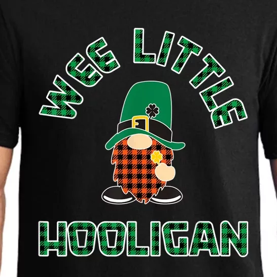 St Patricks Day Wee Little Hooligan Boy Kids Funny Pajama Set