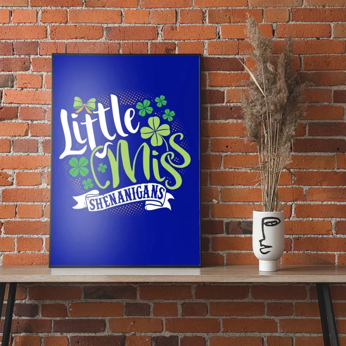 St Patrick's Day Little Miss Shenanigans Irish Cool Gift Poster