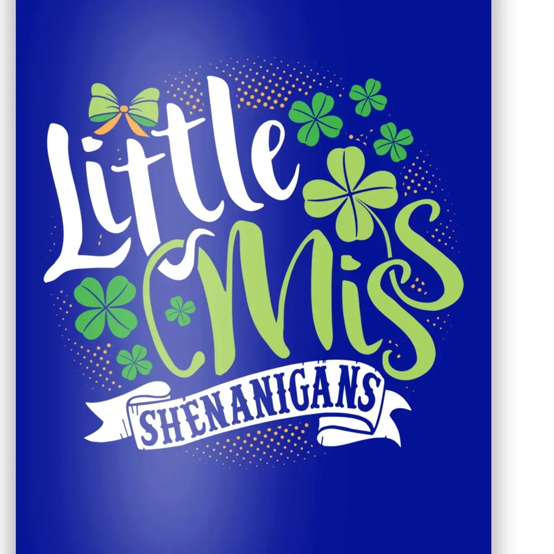 St Patrick's Day Little Miss Shenanigans Irish Cool Gift Poster