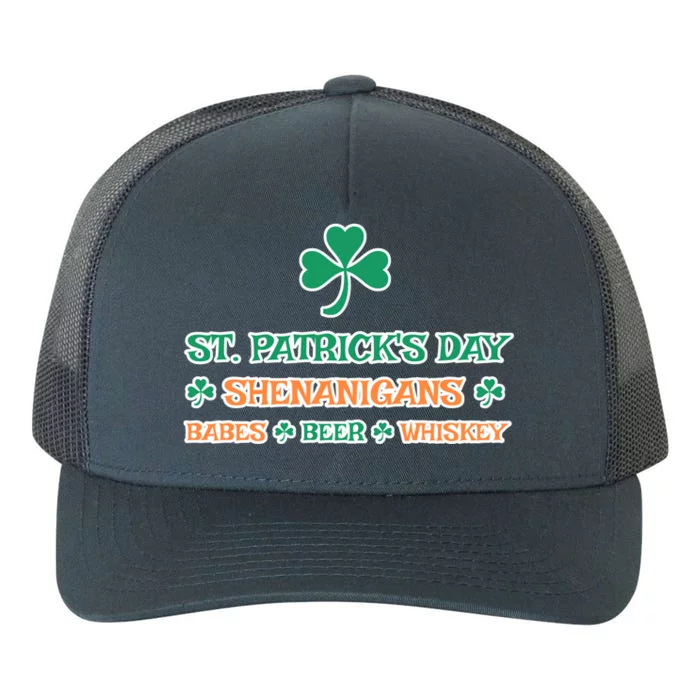 St Patrick's Day Shenanigans Babes Beer Whiskey Lucky Irish Great Gift Yupoong Adult 5-Panel Trucker Hat