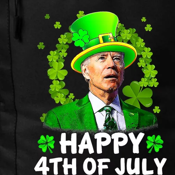 St Patricks Day Funny Happy 4th Of July Anti Joe Biden Daily Commute Backpack