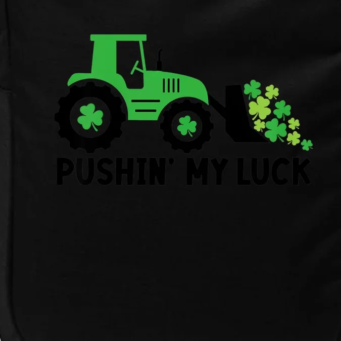 St Patrick's Day Pushing My Luck Monster Truck Impact Tech Backpack