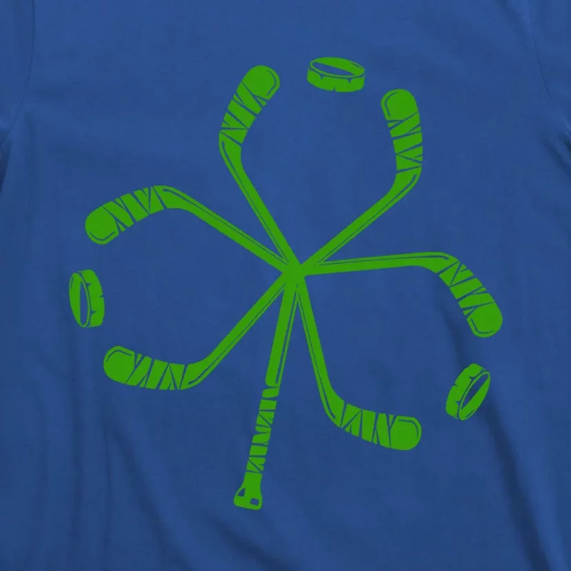 St Patricks Day Tee Shamrock Gift Hockey St Patricks Day Gift T-Shirt