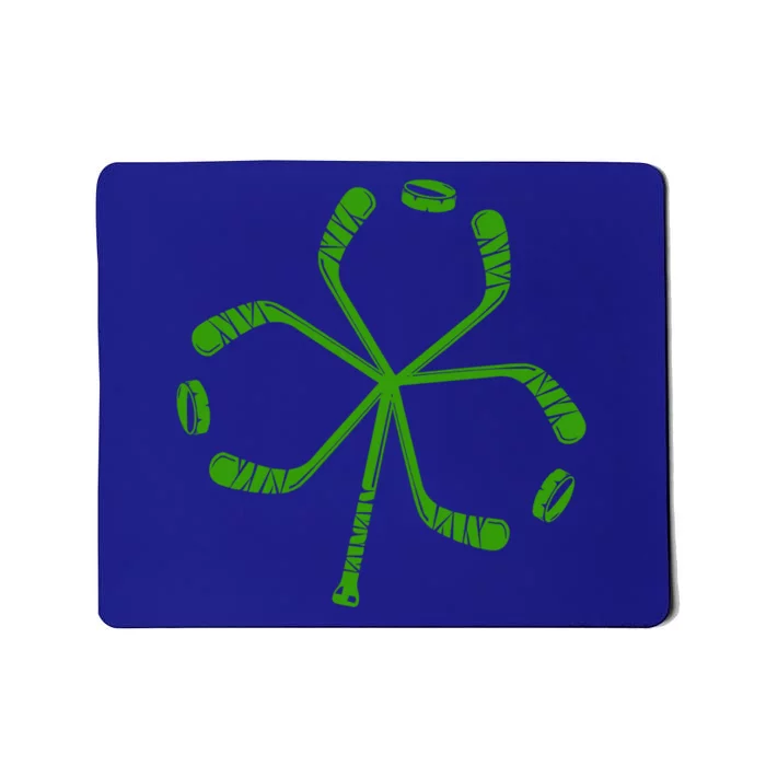 St Patricks Day Tee Shamrock Gift Hockey St Patricks Day Gift Mousepad