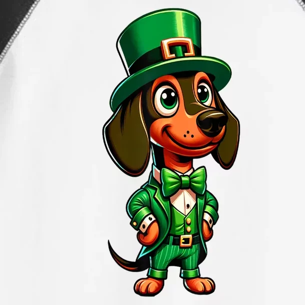 St. Patricks Day Cute Dachshund Dog Leprechaun Weiner Dog Lover Gift Toddler Fine Jersey T-Shirt