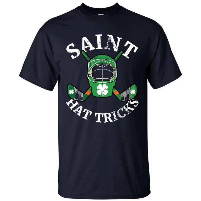 St Patrick's Day Saint Hat Tricks Hockey Shamrock Tall T-Shirt