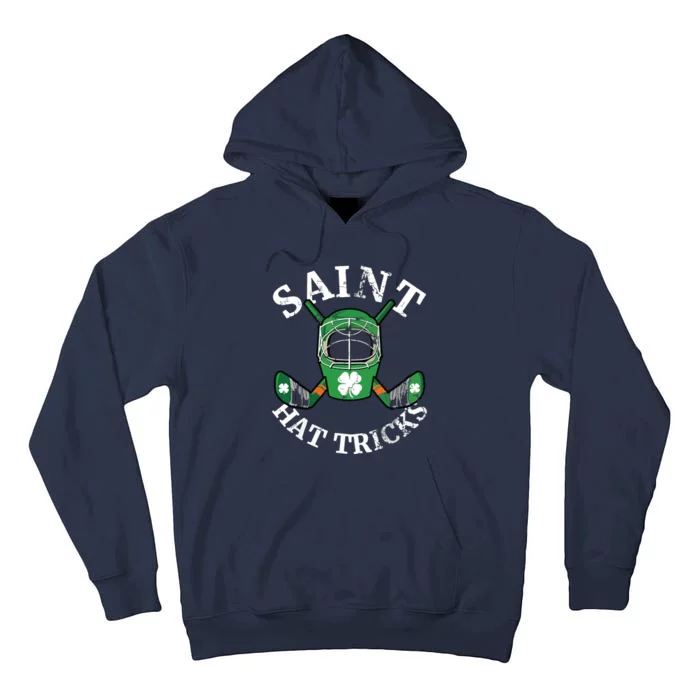 St Patrick's Day Saint Hat Tricks Hockey Shamrock Tall Hoodie