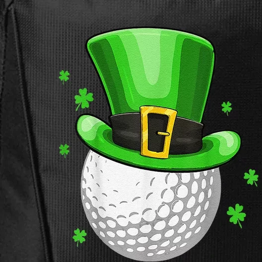 St Patricks Day Leprechaun Hat Shamrock Irish Golf City Backpack