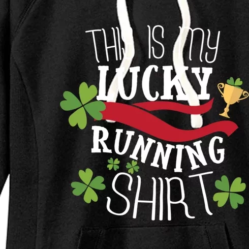 St Patricks Day Running Runner 5k Half Marathon Rce Gift Women's Fleece Hoodie