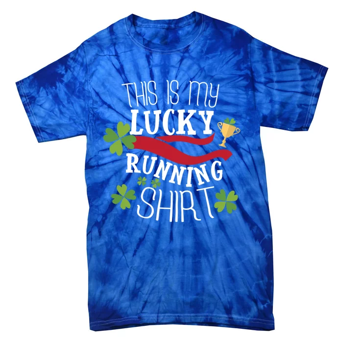 St Patricks Day Running Runner 5k Half Marathon Rce Gift Tie-Dye T-Shirt