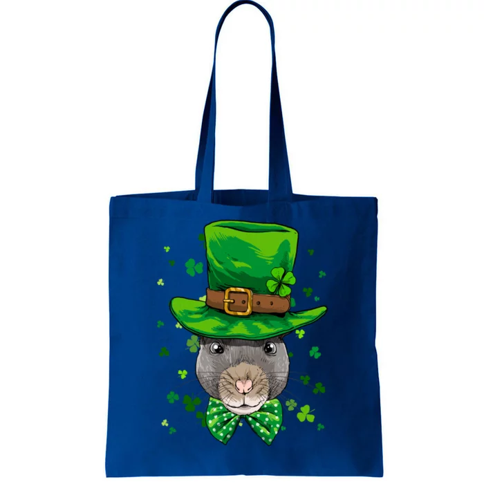 St Patrick's Day Leprechaun Rat Mouse Shamrock Rat Lover Gift Tote Bag