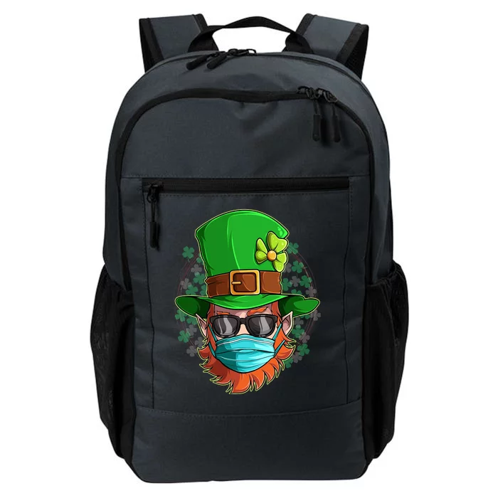 St Patricks Day Quarantined Masked Leprechaun Daily Commute Backpack