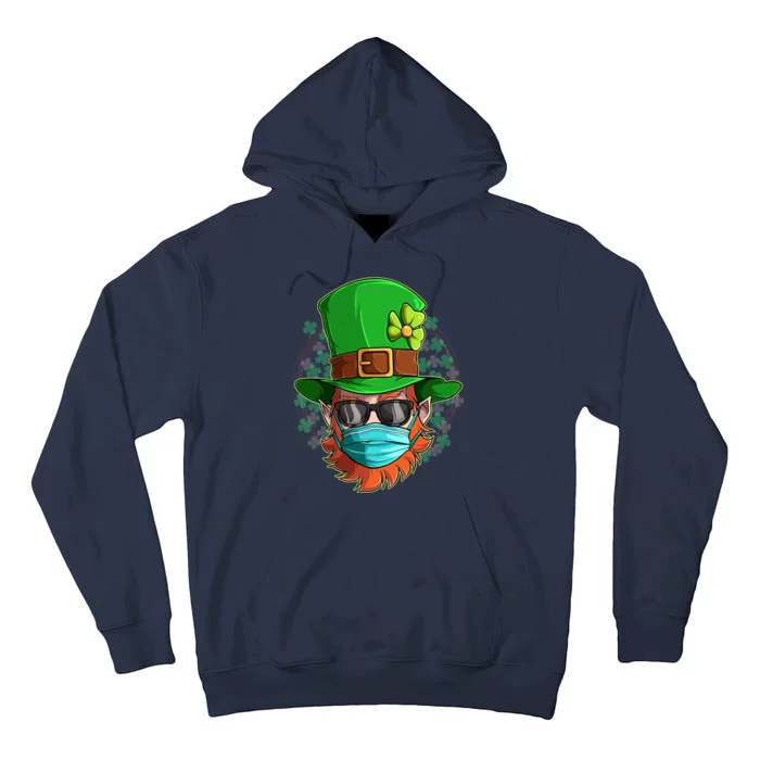 St Patricks Day Quarantined Masked Leprechaun Tall Hoodie