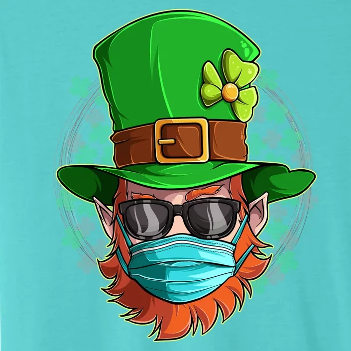 St Patricks Day Quarantined Masked Leprechaun ChromaSoft Performance T-Shirt