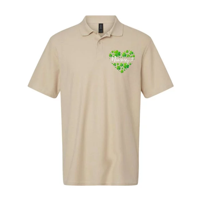 St Patricks Day Mommy For Women Grandma Mommy Gifts Softstyle Adult Sport Polo