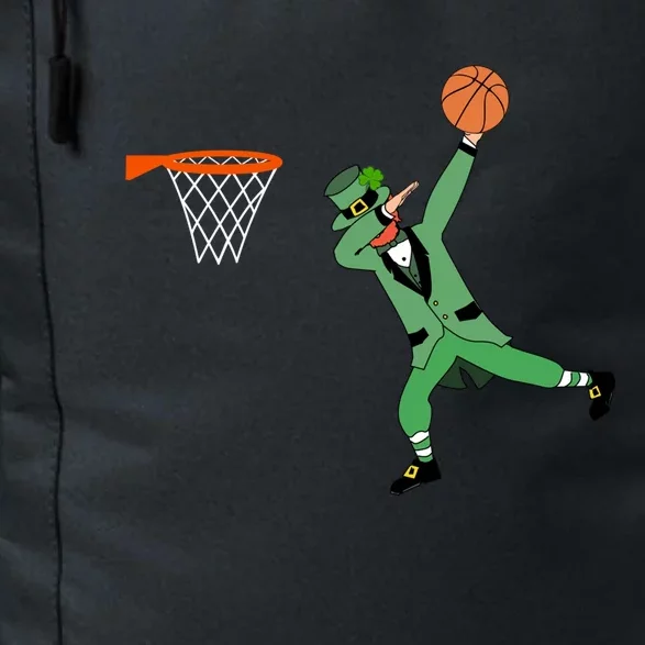 St Patricks Day Basketball Dunking Leprechaun Dab Slam Dunk Great Gift Daily Commute Backpack