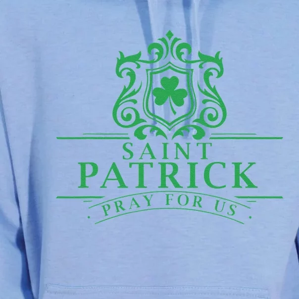 Saint Patricks Day Pray For Us St Patrick's Catholic Patty's Unisex Surf Hoodie