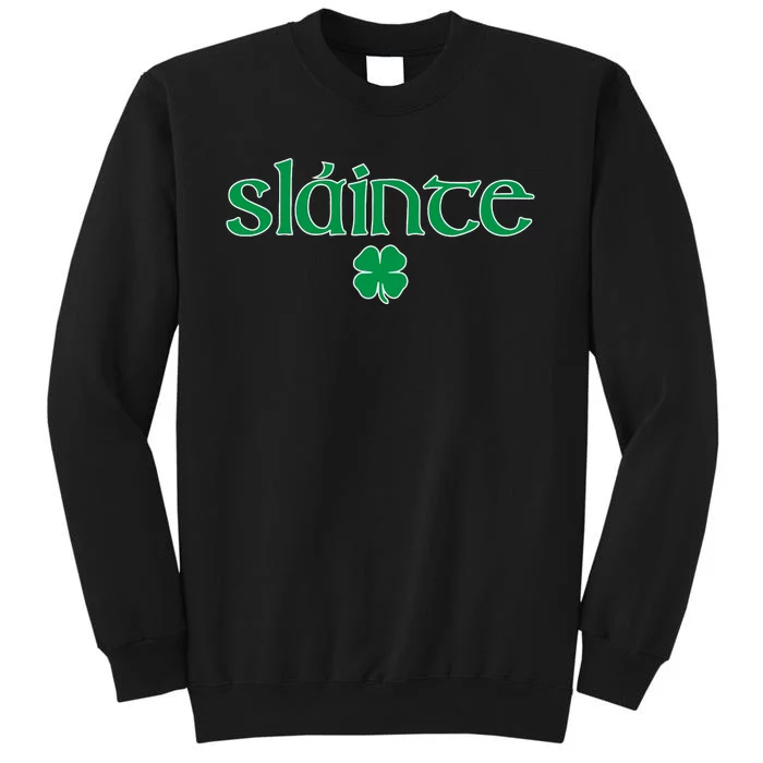 Slainte Patricks Day Shamrock Sweatshirt