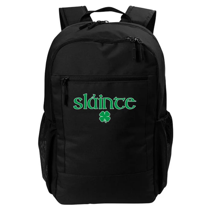 Slainte Patricks Day Shamrock Daily Commute Backpack