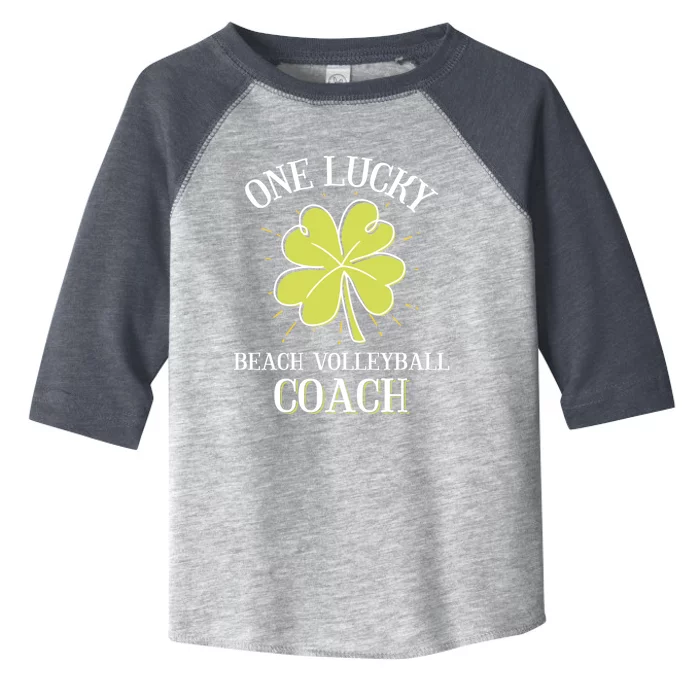 St Patricks Day Cool Gift Lucky Beach Volleyball Coach Gift Toddler Fine Jersey T-Shirt