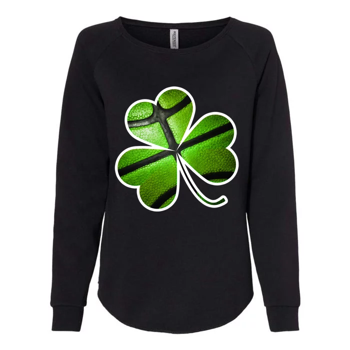 St Patricks Day Play Basketball Shamrock Gift Womens California Wash Sweatshirt