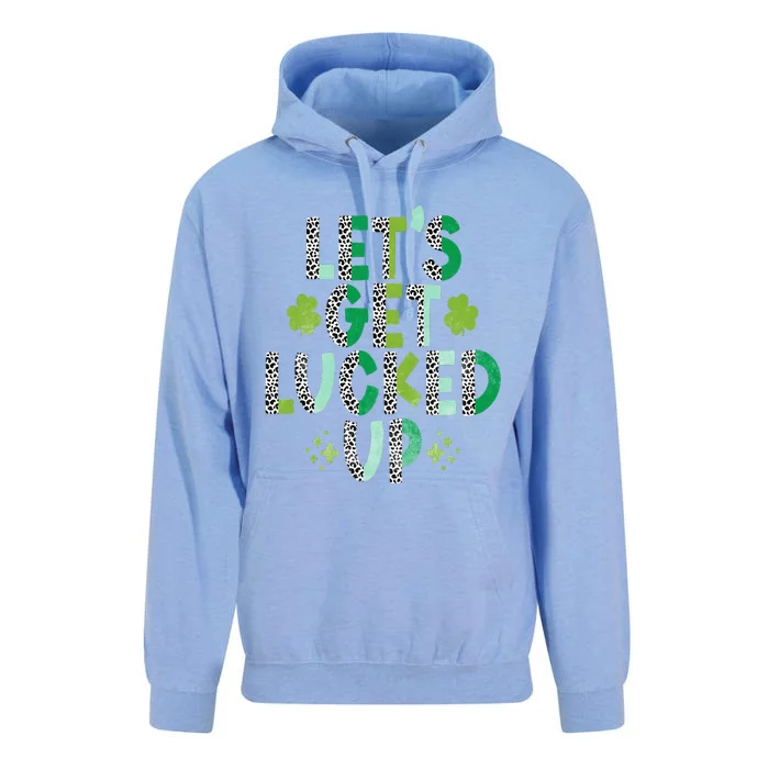 St. Patrick's Day Lets get Lucked up Unisex Surf Hoodie