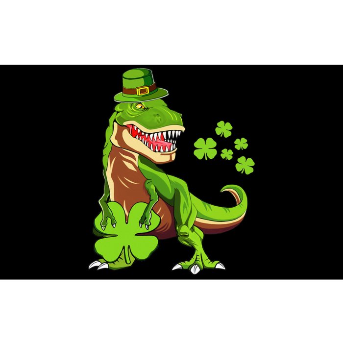 St Patricks Day Dinosaur Shamrock Leprechaun Hat Bumper Sticker