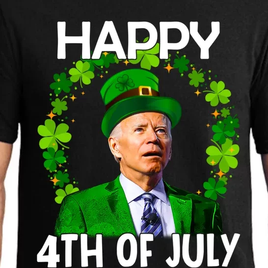 St PatrickS Day Funny Joe Biden Happy 4th Of July Patricks Great Gift Pajama Set